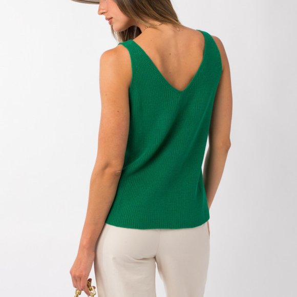 Teagan Front and Back V Neck Tank - Picture 5 of 8